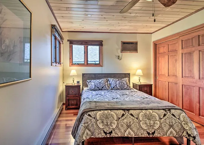 Retreat W/ Lake Access & Private Boat Dock!