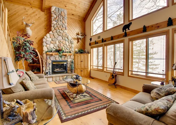 Waubun Lake Cabin W/ Private Dock + Fire Pit!